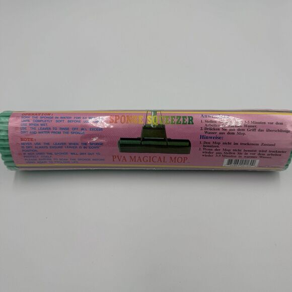 PVA Mop Sponge Squeezer Replacement Mop Head 11" NEW Hardwood Floor Tile - Picture 1 of 3